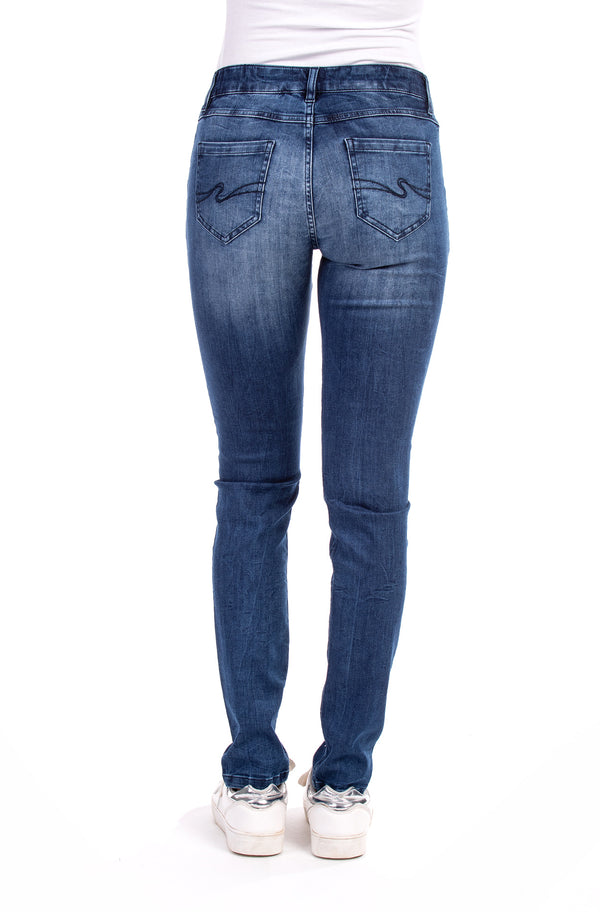 Blue Monkey Women Manie BM01 Skinny Fit Organic Jeans