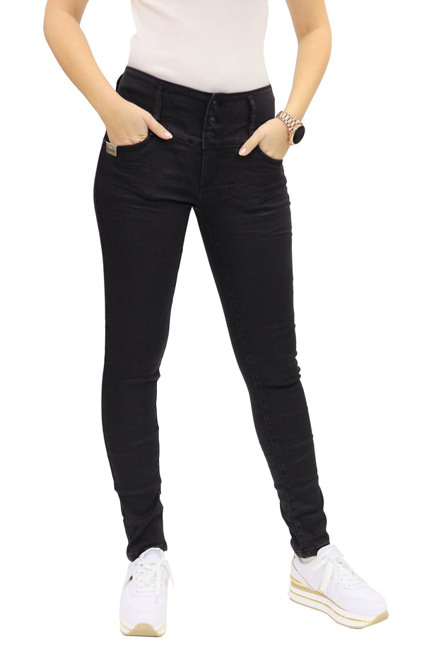 Blue Monkey Women Silke 3948 Highwaist Jeans